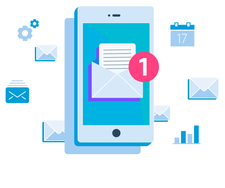 Customized email marketing services animation
