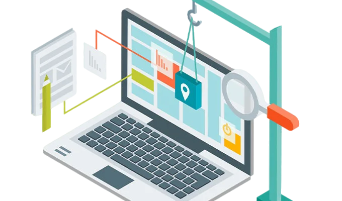 Technical SEO crawler analyzing website data
